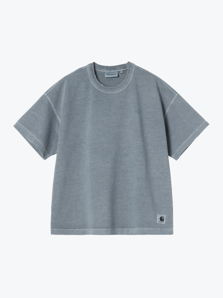 Carhartt WIP – Carhartt WIP - W' S/S Torion T-Shirt Office Blue - T-Shirts - Dames – Blauw – T-Shirts