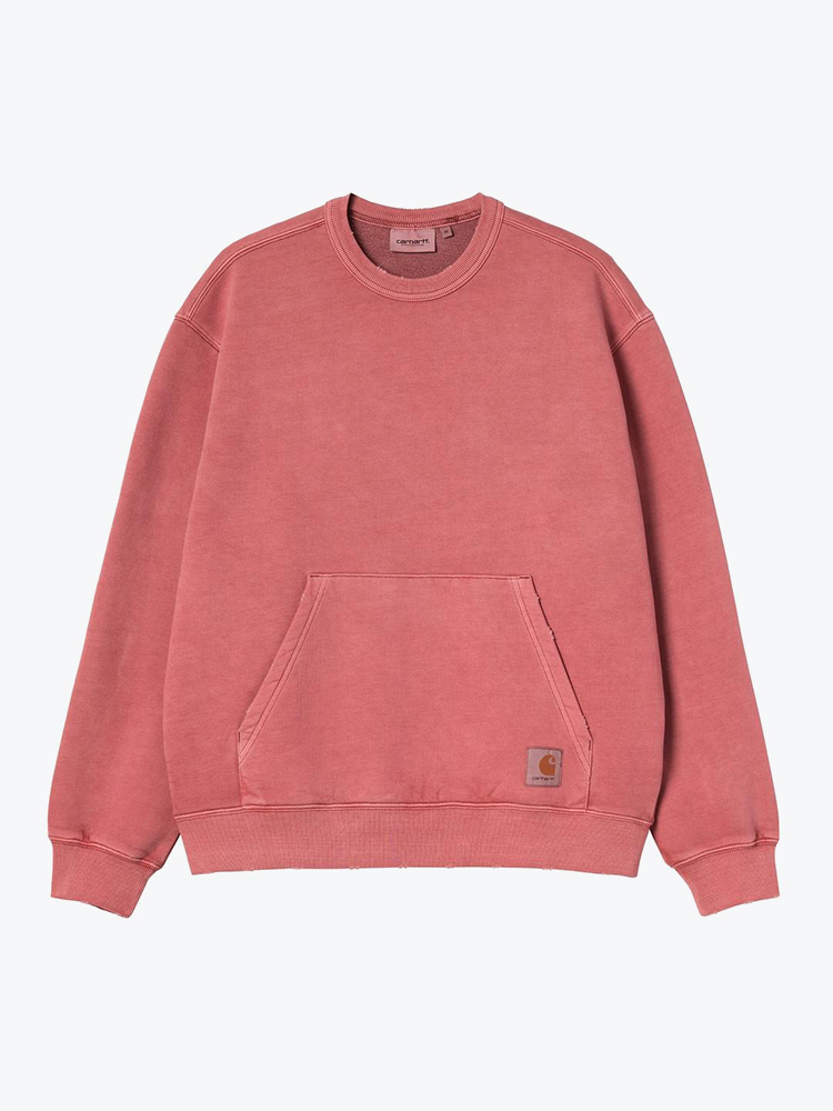 Carhartt WIP – Carhartt WIP - Torion Sweat Marsala - Truien - Heren – Rood – Truien
