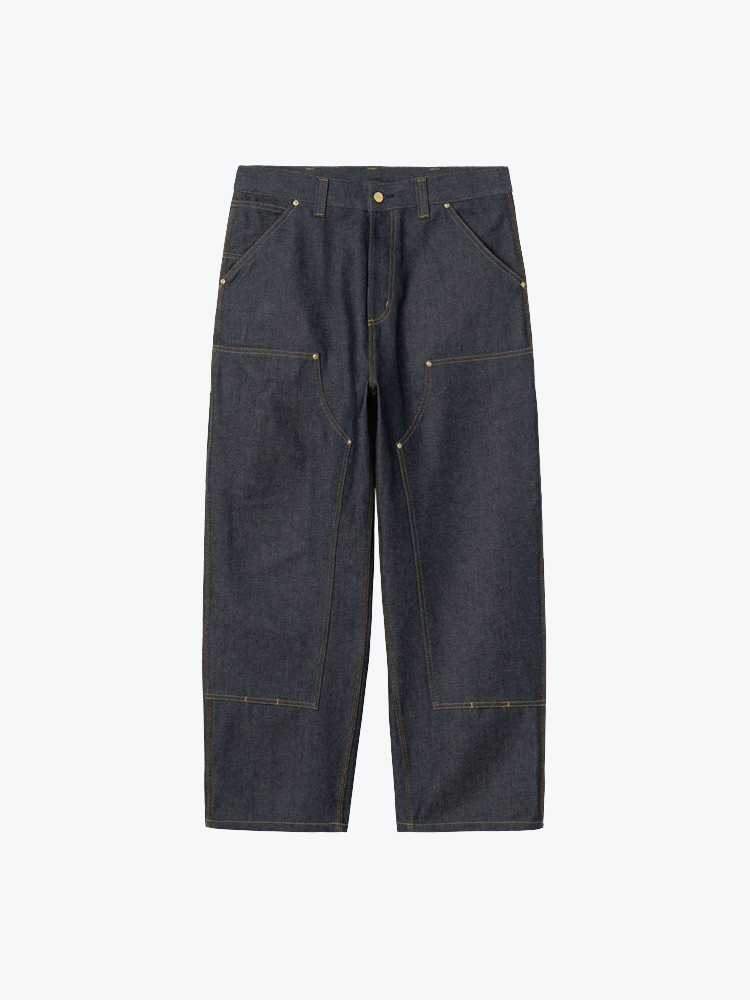 Carhartt WIP – Carhartt WIP - OG Double Knee Pant Blue - Jeans - Heren – Blauw – Jeans