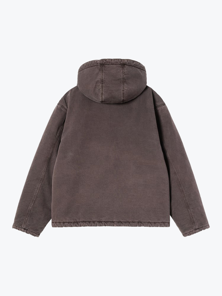 Carhartt WIP – Carhartt WIP - W' Hooded Mitch Jacket Palisander - Jassen - Dames – Bruin – Jassen