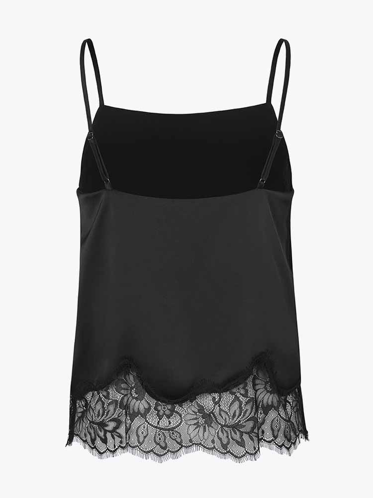 Modström – Modstrom - Vuemd Top Black - T-Shirts - Dames – Zwart – T-shirts