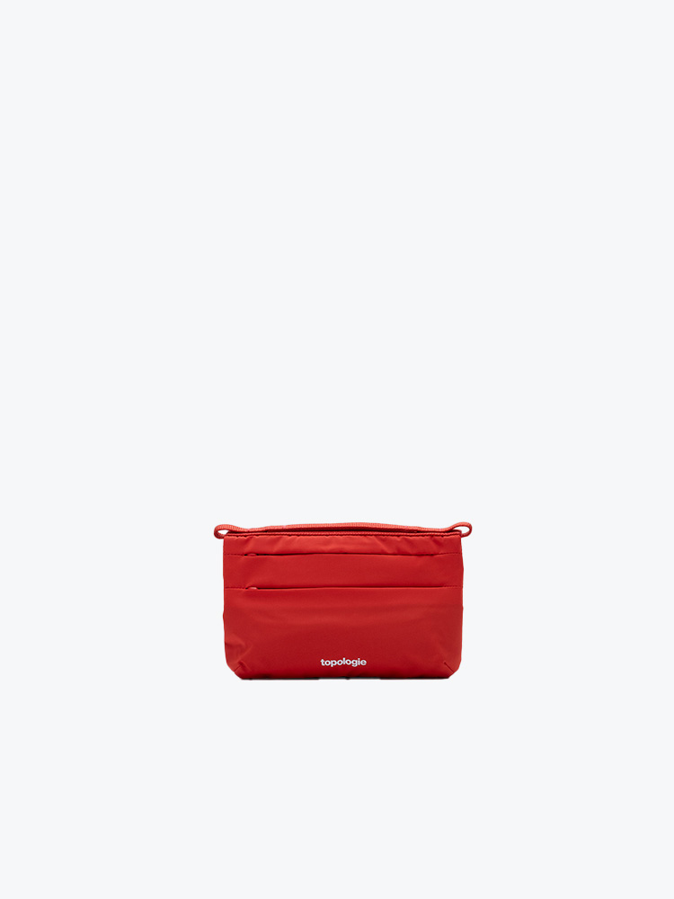 Topologie – Topologie - Phone Sacoche 90 topologie Red Tech Sateen Topologie Red - Tassen - Unisex – Rood – Tassen