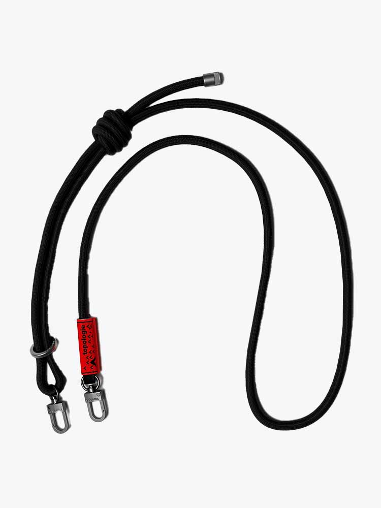 Topologie – Topologie - 8.0mm Rope Strap Black Solid Black Solid - Goodies - Unisex – Zwart – Goodies