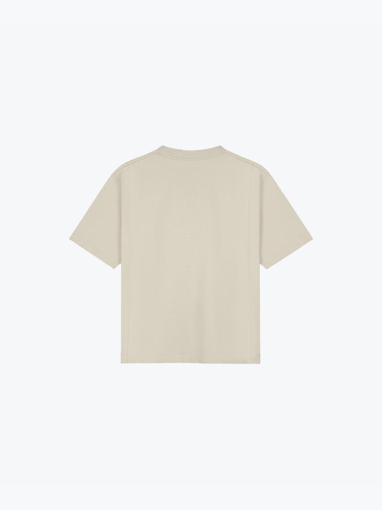 OLAF – Olaf - Pin Oversized Tee Cement - T-Shirts - Dames – Grijs – T-shirts