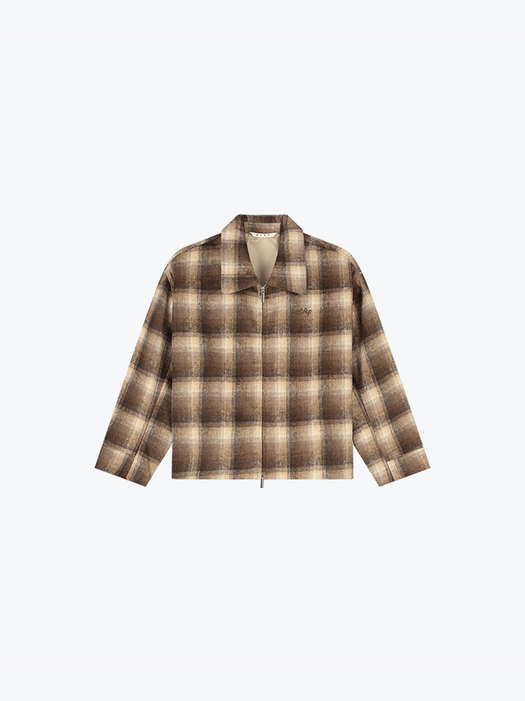 OLAF – Olaf - Checked Cropped Jacket Check - Jassen - Dames – Multi – Jassen