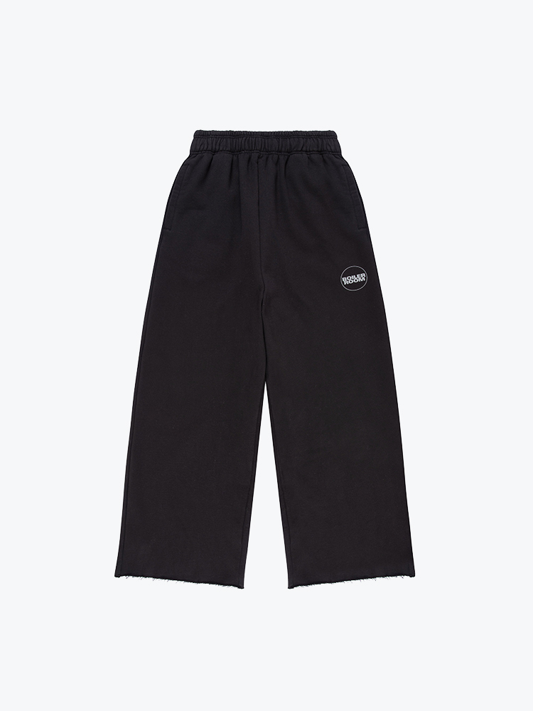 Boiler Room – Boiler Room - Wide Sweatpant 3M Black - Broeken - Heren – Zwart – Broeken