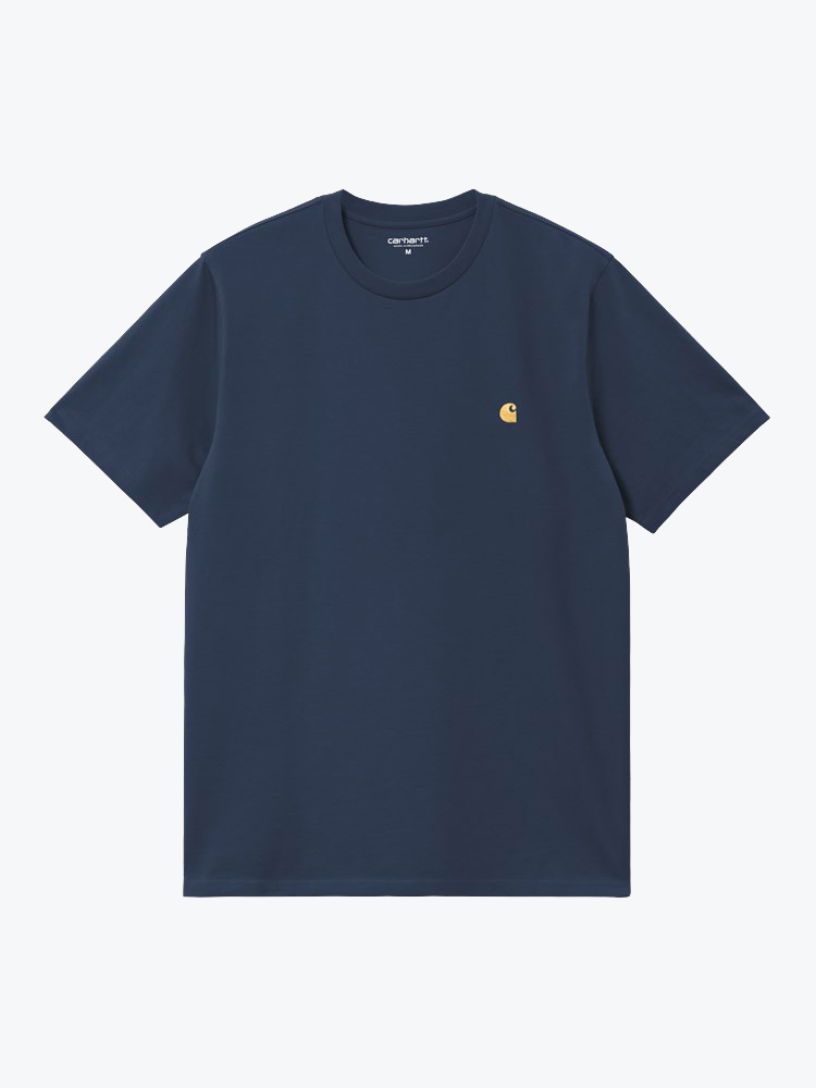 Carhartt WIP – Carhartt WIP - S/S Chase T-Shirt Jupiter / Gold - T-Shirts - Heren – Groen – T-Shirts