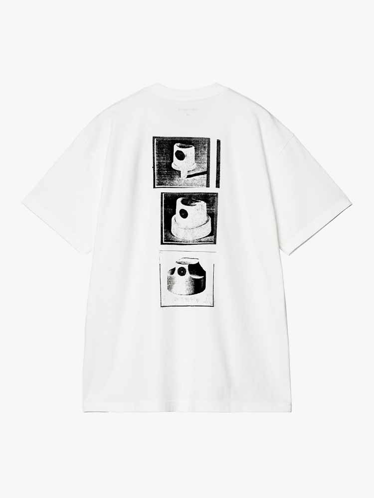 Carhartt WIP – Carhartt WIP - S/S Caps T-Shirt White - T-Shirts - Heren – Wit – T-Shirts
