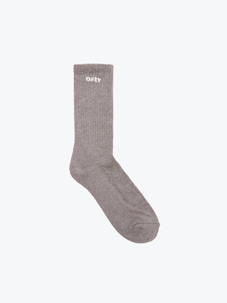 Obey – Obey - Obey Bold Socks Ash Grey - Sokken - Unisex – Grijs – Sokken
