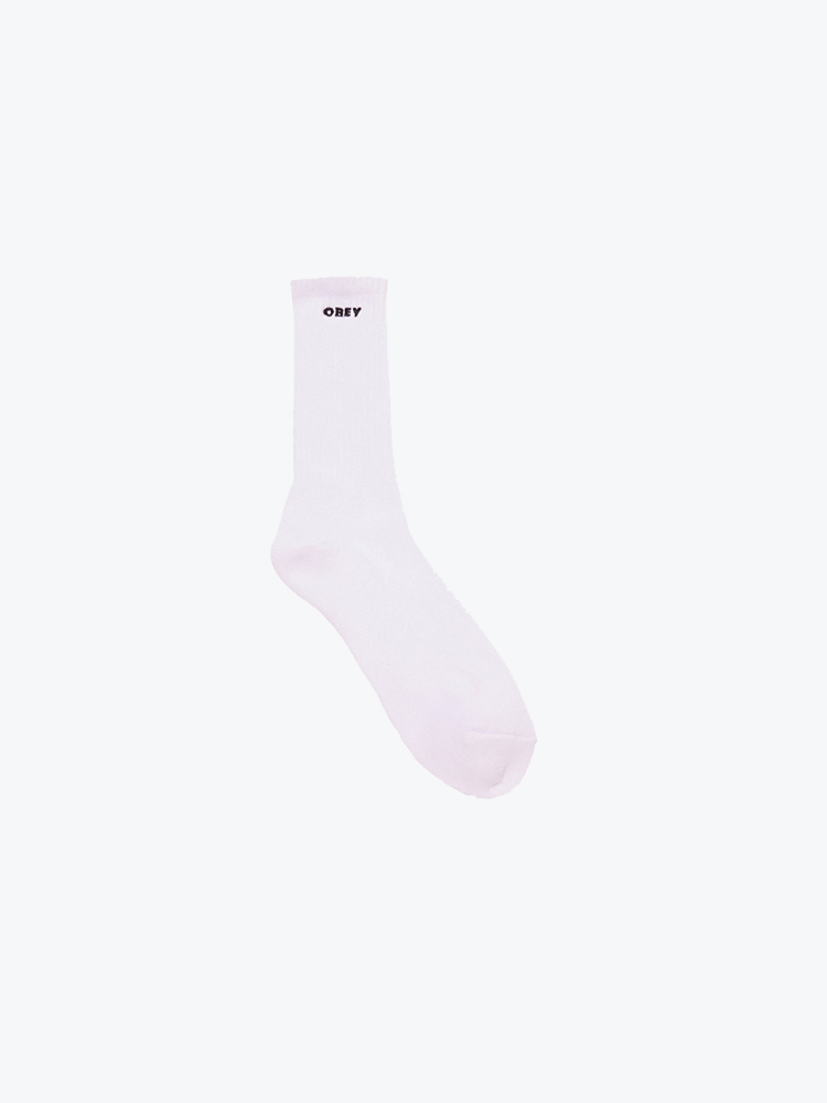 Obey – Obey - Obey Bold Socks White - Sokken - Unisex – Wit – Sokken