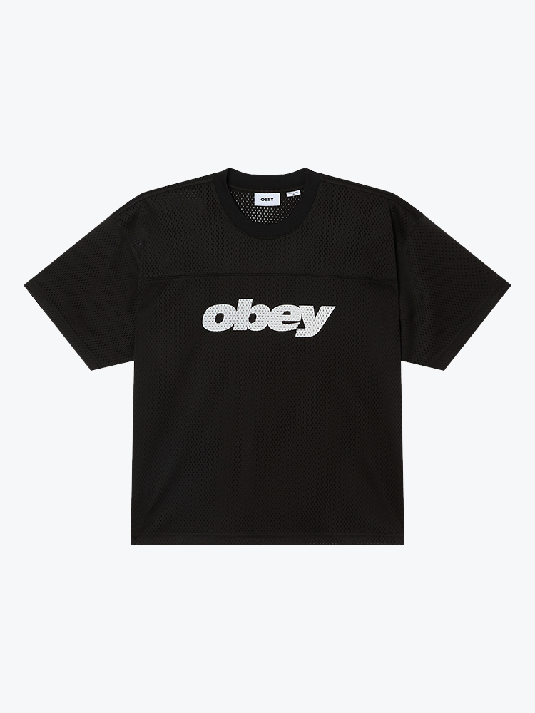 Obey Obey - Obey Practice Jersey Ss Black - T-Shirts - Heren Zwart T-Shirts