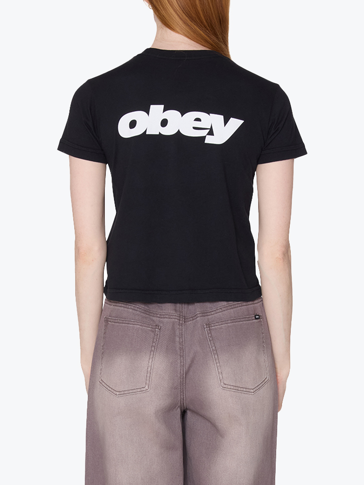 Obey – Obey - Obey Speed Digital Black - T-Shirts - Dames – Zwart – T-shirts