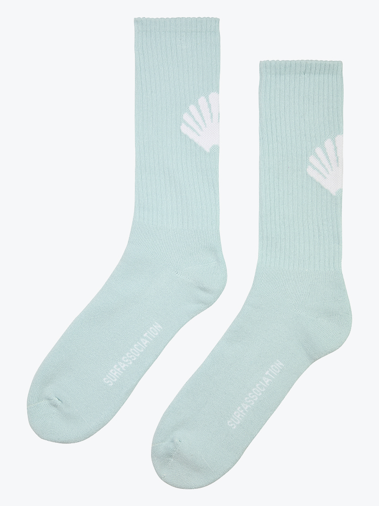 New Amsterdam Surf Association – New Amsterdam Surf Association - Logo Socks Single Mint - Sokken - Unisex – Groen – Sokken