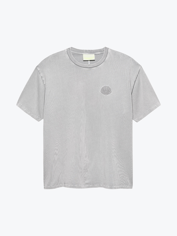 New Amsterdam Surf Association – New Amsterdam Surf Association - Chop Tee Washed Grey Grey - T-Shirts - Heren – Grijs – T-Shirts