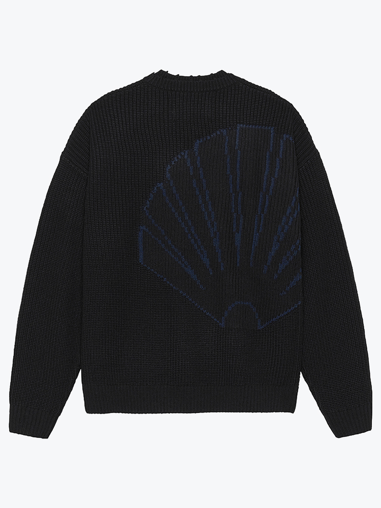 New Amsterdam Surf Association – New Amsterdam Surf Association - Big Logo Crewneck Black/Night Black/Night - Truien - Heren – Zwart – Truien
