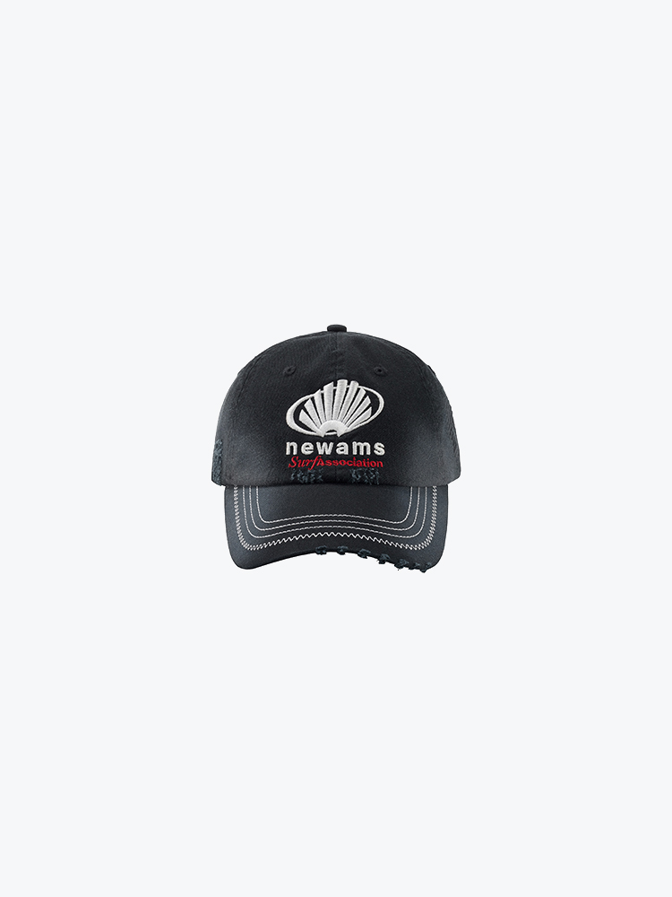 New Amsterdam Surf Association – New Amsterdam Surf Association - Sponsor Cap Black Black - Petten - Unisex – Zwart – Petten