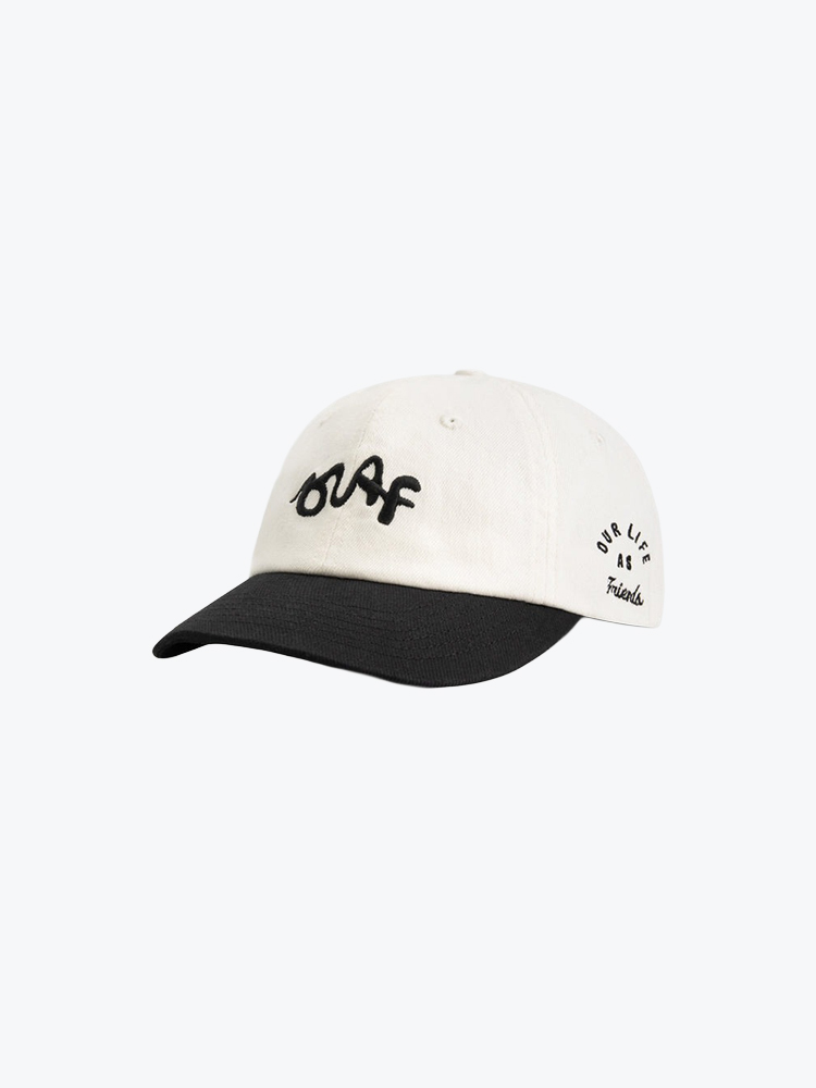OLAF – Olaf - Varsity Cap Offwhite/black - Petten - Unisex – Beige – Petten