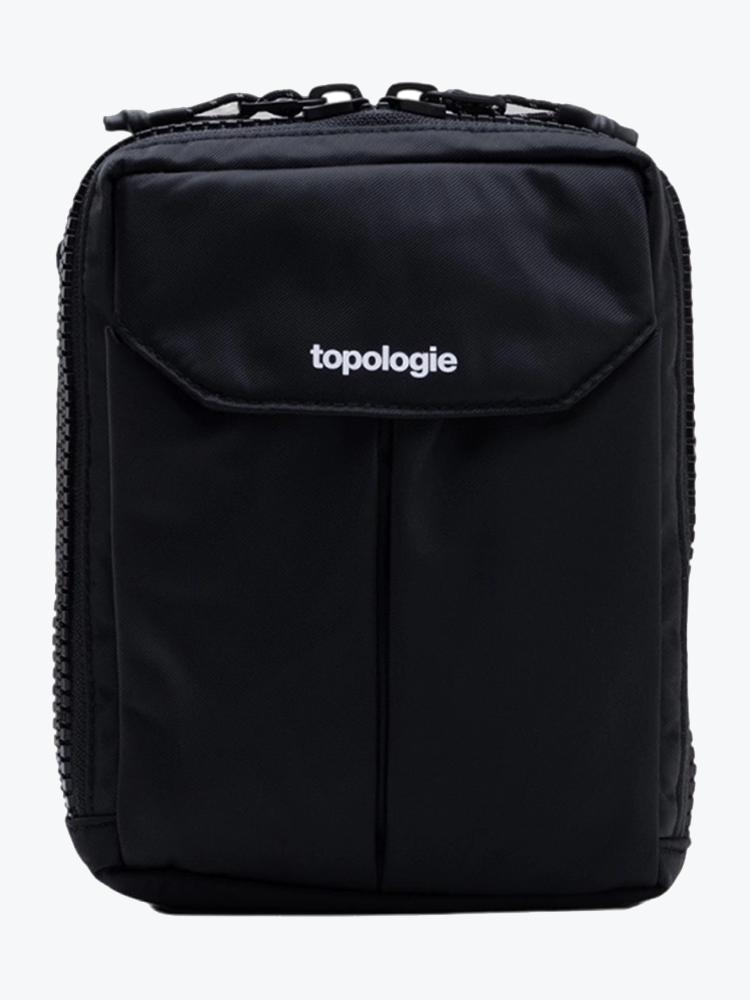 Topologie – Topologie - Utility Sacoche Black Tech Sateen (NOOS) Black - Tassen - Unisex – Zwart – Tassen