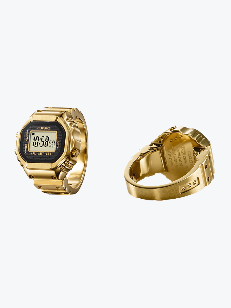 Casio – Casio - CRW-001G-9ER Gold - Horloges - Unisex – Geel – Horloges