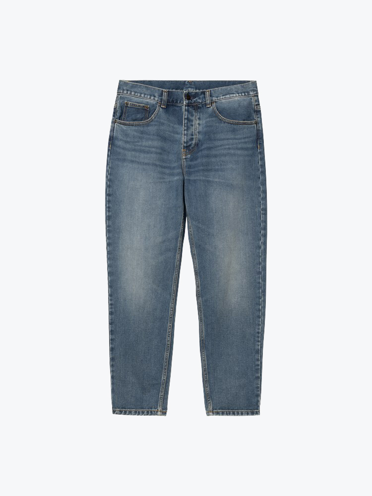 Carhartt WIP – Carhartt WIP - Newel Pant Blue (014L) - Jeans - Heren – Blauw – Jeans
