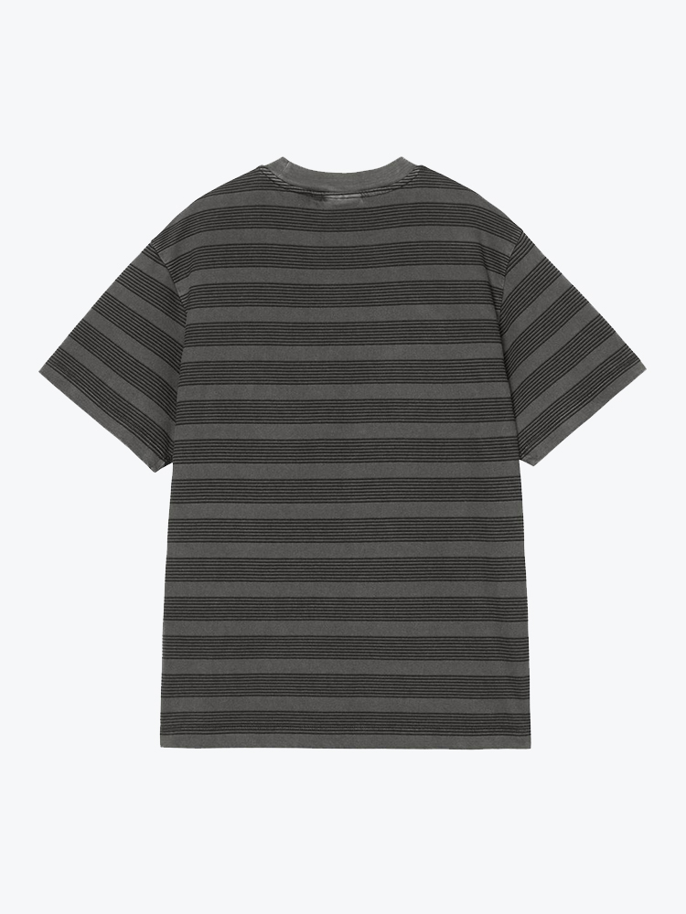 Carhartt WIP – Carhartt WIP - W' S/S Hanson Pocket T-Shirt Hanson W Stripe, Black - T-Shirts - Dames – Multi – T-Shirts