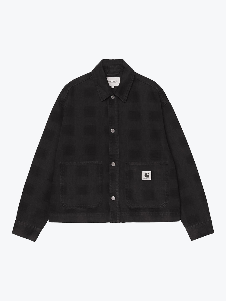 Carhartt WIP – Carhartt WIP - W' Everson Shirt Jac Everson Print, Black - Vesten - Dames – Multi – Vesten