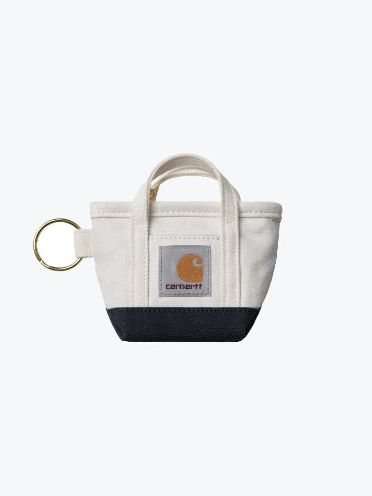 Carhartt WIP – Carhartt WIP - Mini Tote Bag Keychain Natural / Blue - Goodies - Unisex – Beige – Goodies