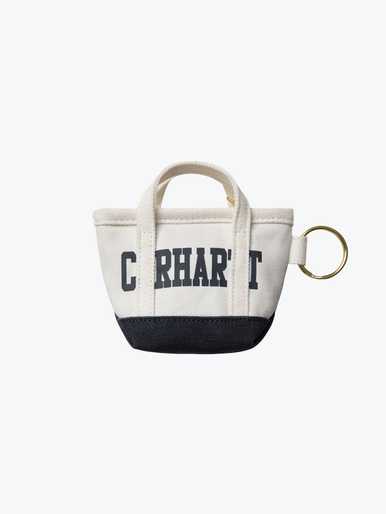 Carhartt WIP – Carhartt WIP - Mini Tote Bag Keychain Natural / Blue - Goodies - Unisex – Beige – Goodies