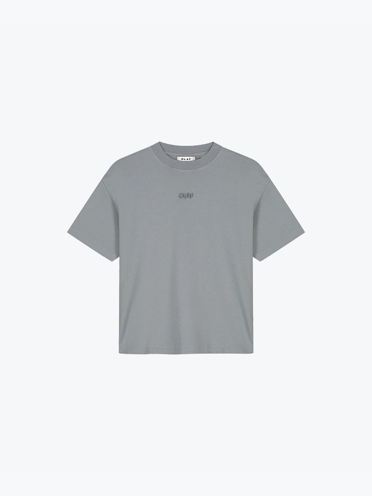 OLAF – Olaf - Retro Logo Boxy Tee Tradewinds - T-Shirts - Dames – Multi – T-shirts