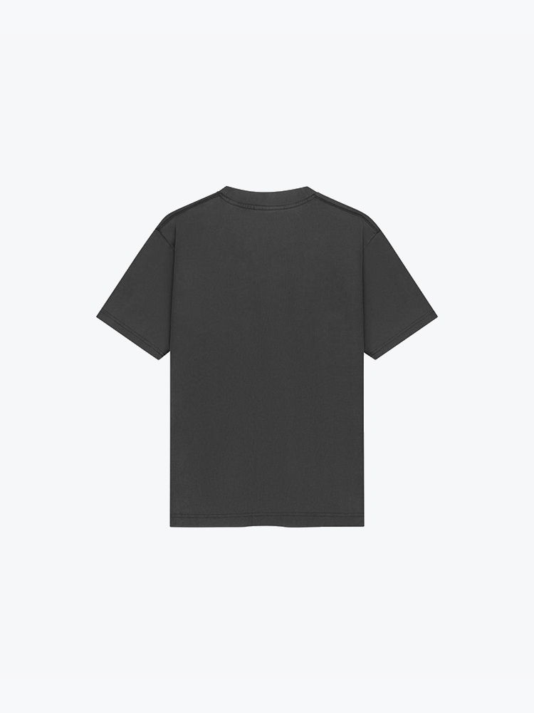 OLAF – Olaf - Washed Studio Ss Tee Charcoal - T-Shirts - Heren – Grijs – T-Shirts