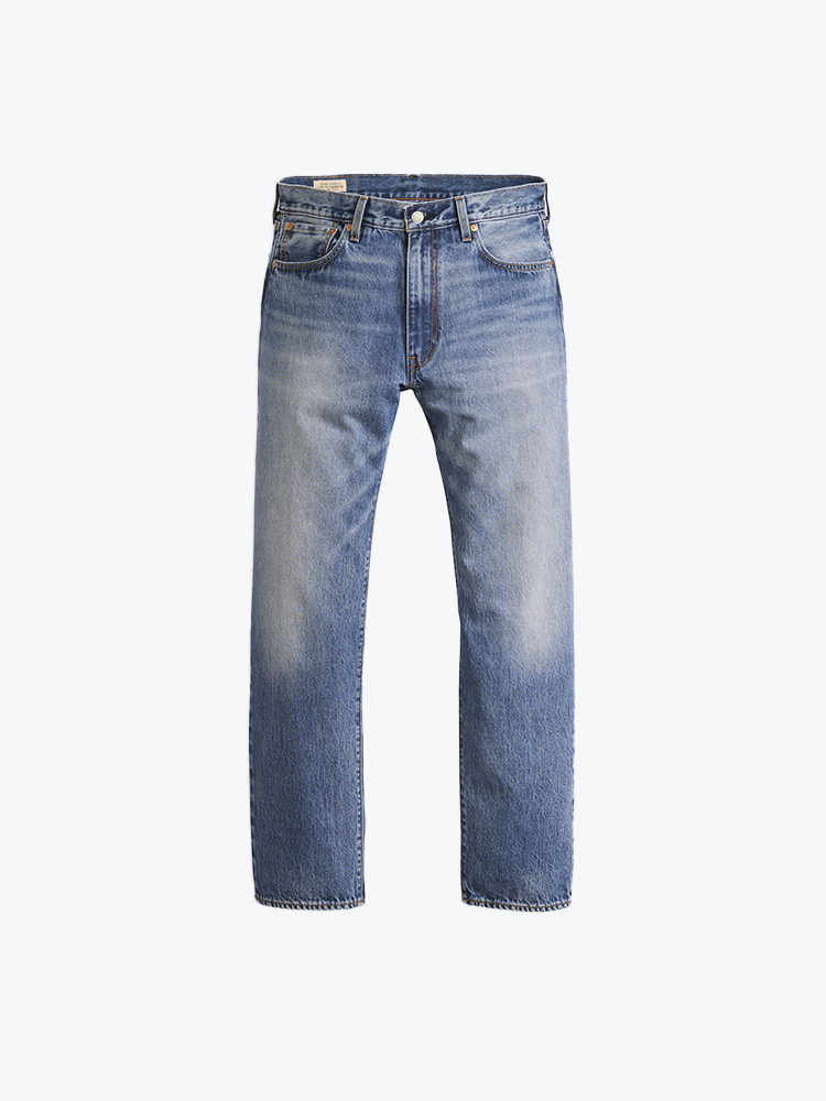 Levi's – Levi's - 555™ Relaxed Straight Indigo Champion Med Indigo - Jeans - Heren – Blauw – Jeans