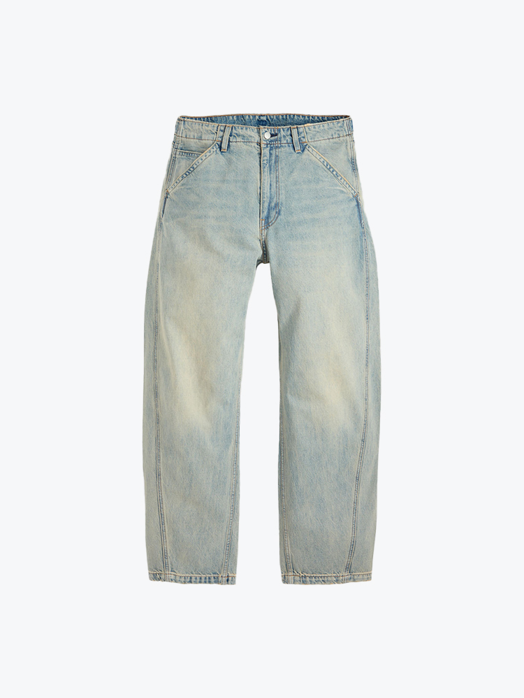 Levi's – Levi's - Baggy Barrel My Tinted Journey Med Indigo - Jeans - Heren – Blauw – Jeans