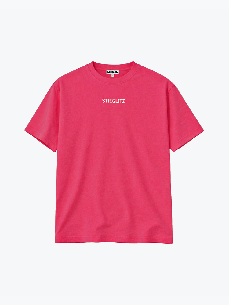 Stieglitz – Stieglitz - Basic Worn-out Oversized T-shirt Pink - T-Shirts - Dames – Roze – T-shirts