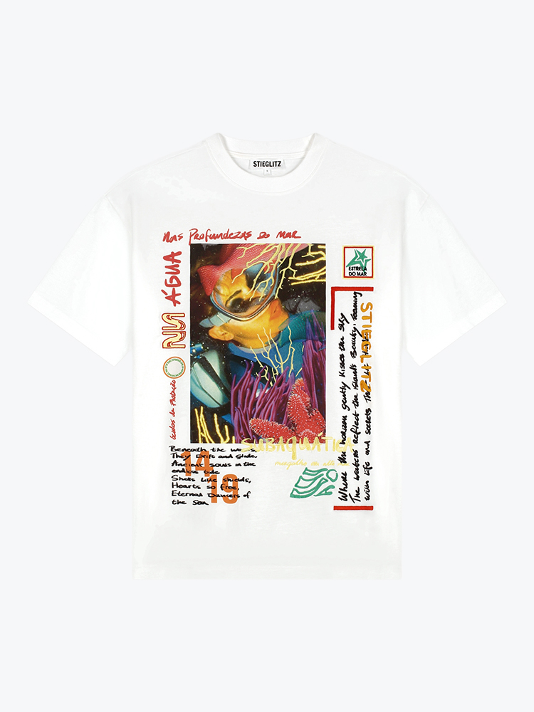 Stieglitz – Stieglitz - Erika Oversized T-shirt White - T-Shirts - Dames – Wit – T-shirts