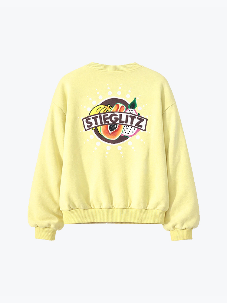 Stieglitz – Stieglitz - Cindy Oversized Sweater Yellow - Truien - Dames – Geel – Truien