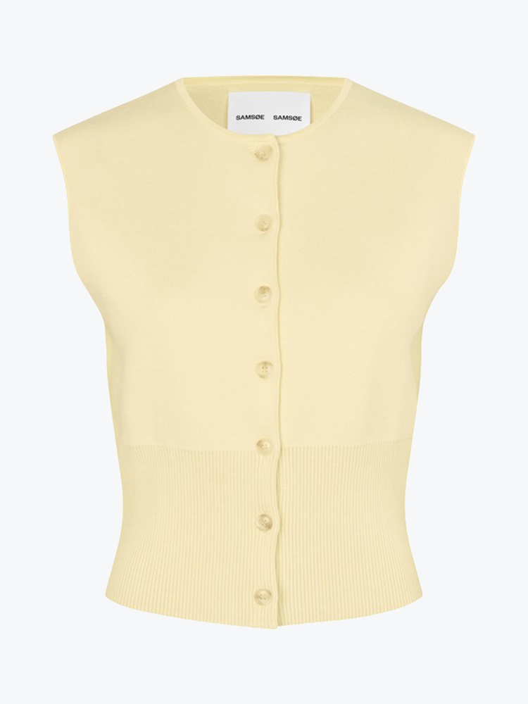 Samsoe Samsoe – Samsoe Samsoe - Saanne Top Ethereal Green - Blouses - Dames – Groen – Blouses