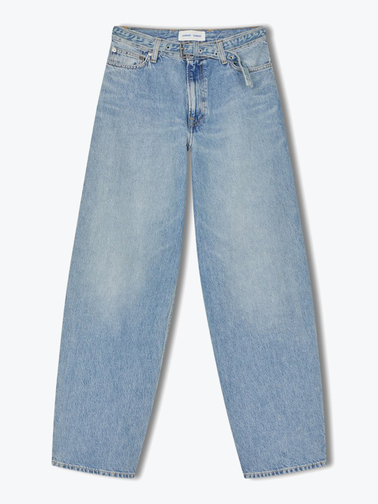 Samsoe Samsoe – Samsoe Samsoe - Saharper Jeans Belt 15769 River - Jeans - Dames – Blauw – Jeans