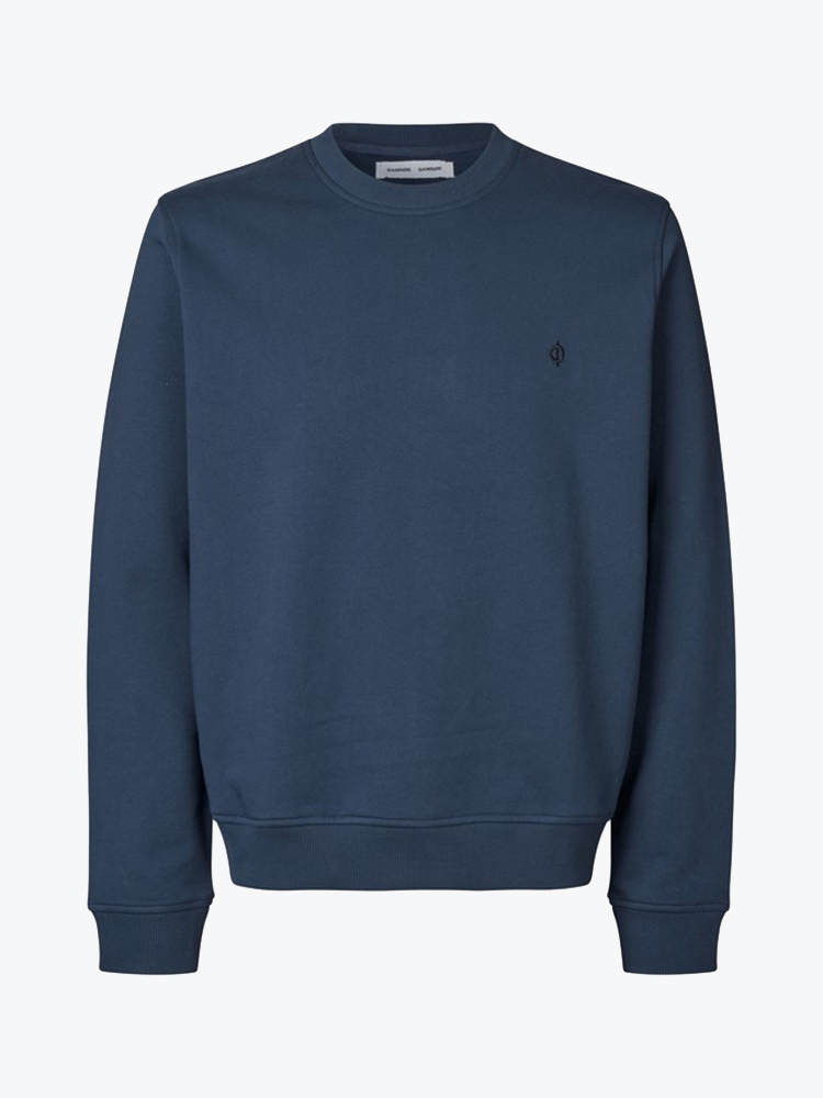 Samsoe Samsoe – Samsoe Samsoe - Saotto Sweatshirt Insignia Blue - Truien - Heren – Blayw – Truien
