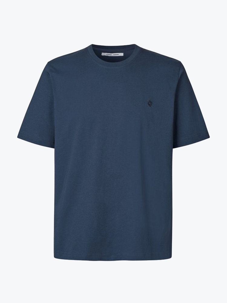 Samsoe Samsoe – Samsoe Samsoe - Saotto T-shirt Insignia Blue - T-Shirts - Heren – Blayw – T-Shirts