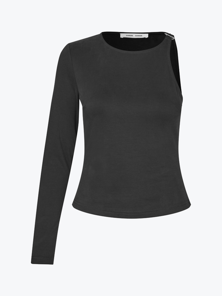 Samsoe Samsoe – Samsoe Samsoe - Sasusanna Top Black - Blouses - Dames – Zwart – Blouses