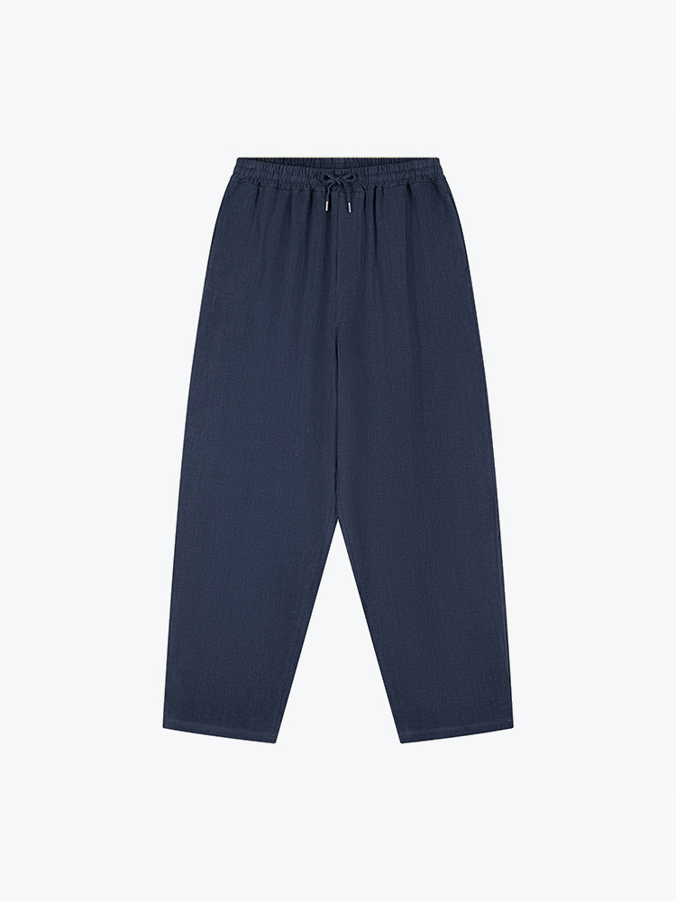 Arte Antwerp – Arte Antwerp - Linen Pants Navy - Broeken - Heren – Blauw – Broeken