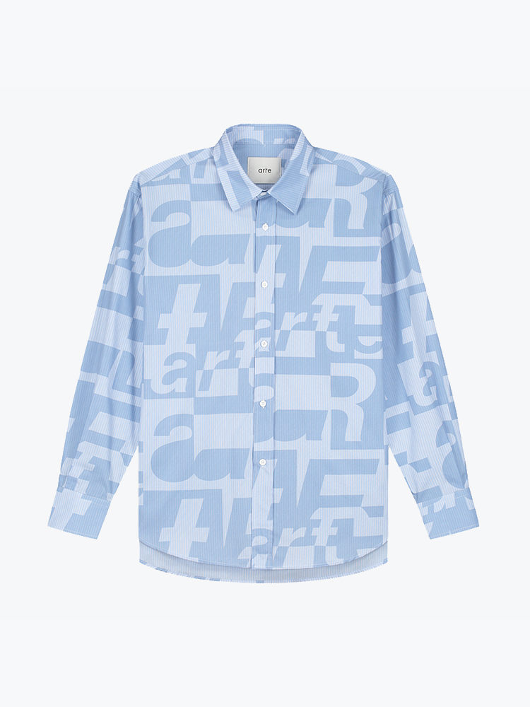 Arte Antwerp – Arte Antwerp - Allover Shirt Allover Print - Overhemden - Heren – Multi – Overhemden