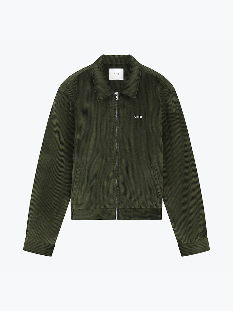 Arte Antwerp – Arte Antwerp - Corduroy Jacket Green - Jassen - Heren – Groen – Jassen