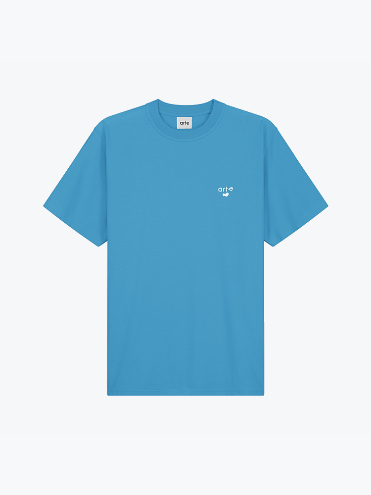 Arte Antwerp – Arte Antwerp - Heart Logo T-shirt Blue - T-Shirts - Heren – Blauw – T-Shirts