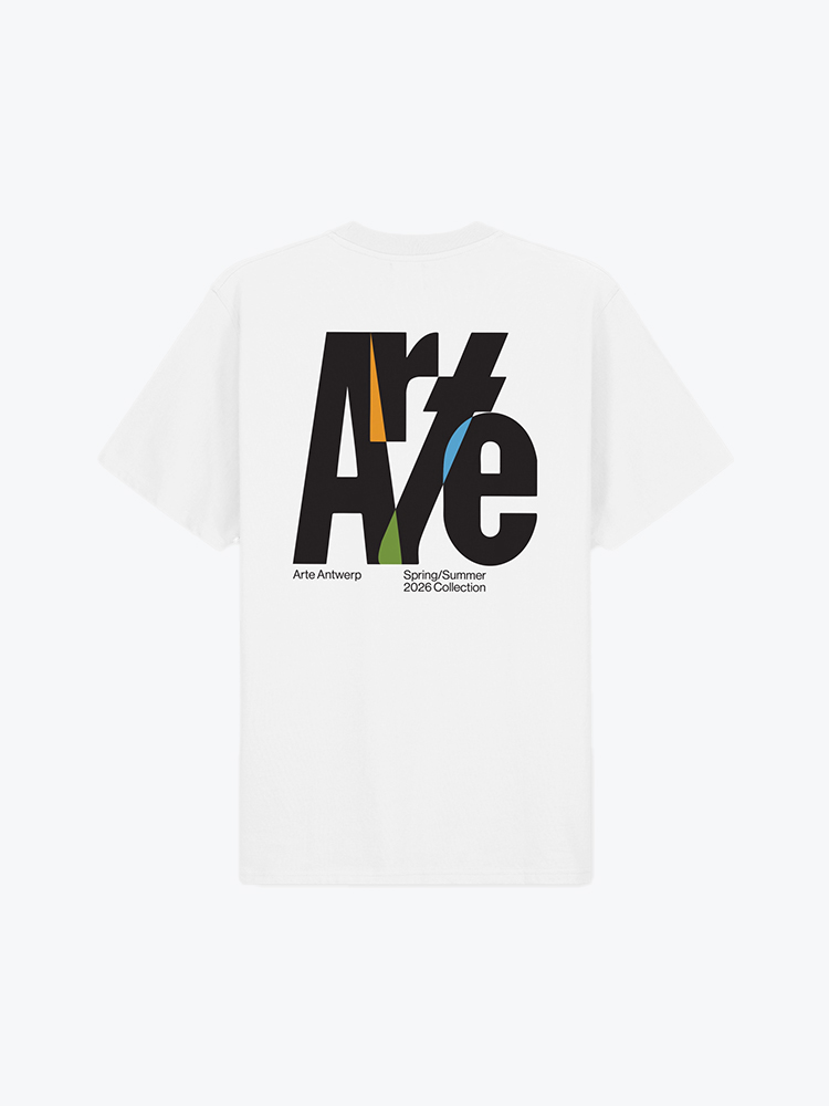 Arte Antwerp – Arte Antwerp - Big Logo Back T-shirt White - T-Shirts - Heren – Wit – T-Shirts