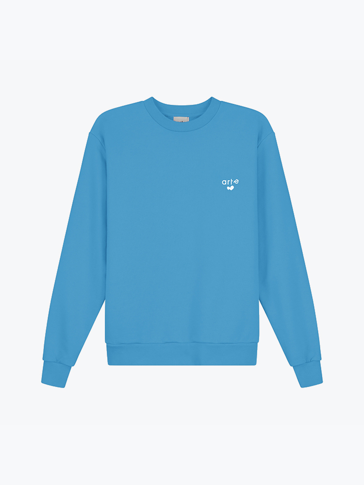 Arte Antwerp – Arte Antwerp - Heart Logo Crewneck Blue - Truien - Heren – Blauw – Truien