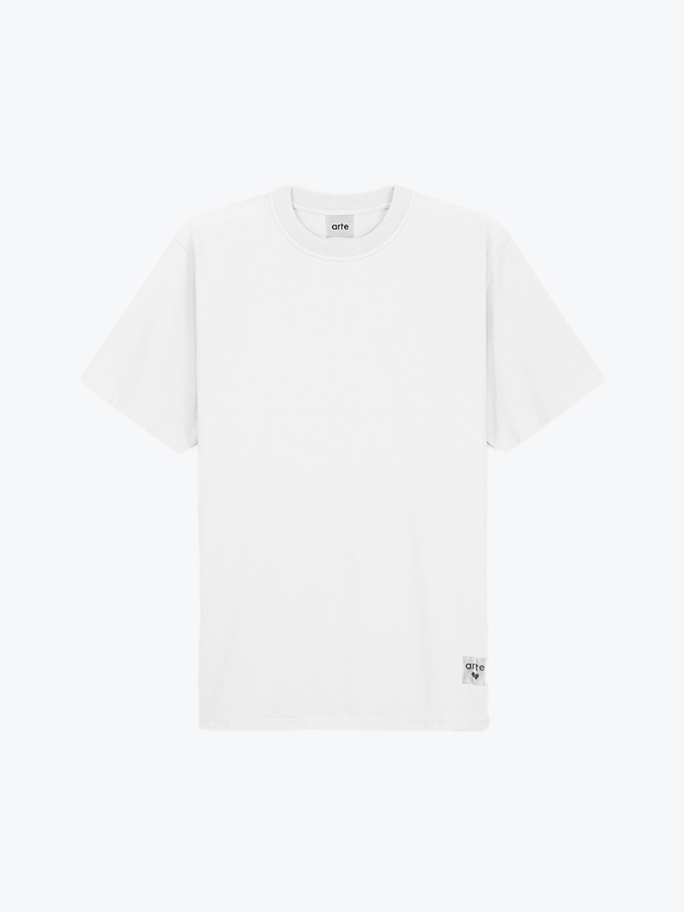 Arte Antwerp – Arte Antwerp - Reversible Label T-shirt White - T-Shirts - Heren – Wit – T-Shirts