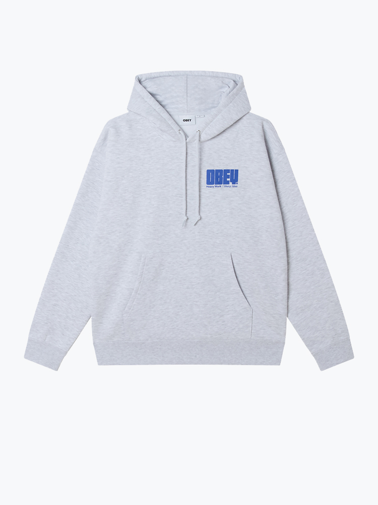 Obey – Obey - Obey Heavy Ideas Hood Ash Grey - Truien - Heren – Grijs – Truien