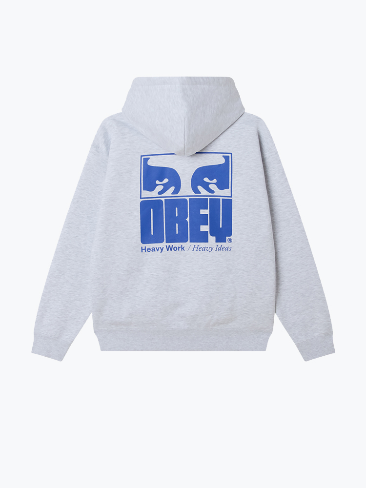 Obey – Obey - Obey Heavy Ideas Hood Ash Grey - Truien - Heren – Grijs – Truien