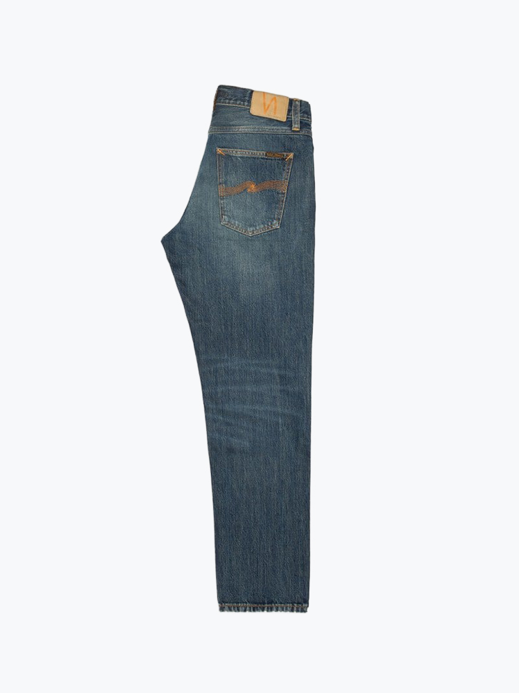 Nudie Jeans – Nudie Jeans - Steady Eddie II Sand Storm Sand Storm - Jeans - Heren – Beige – Jeans